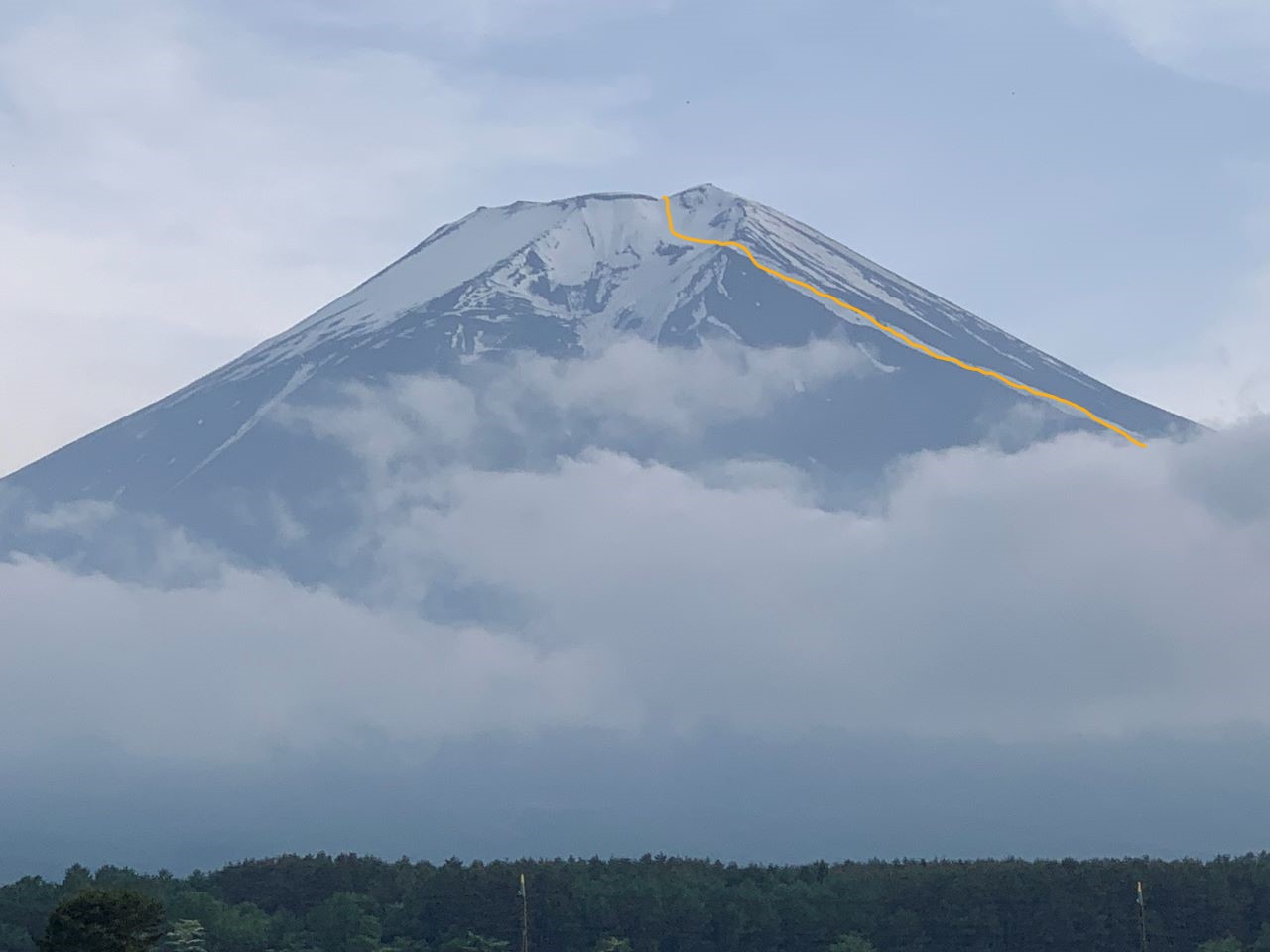 富士山　ちょっと山スキー